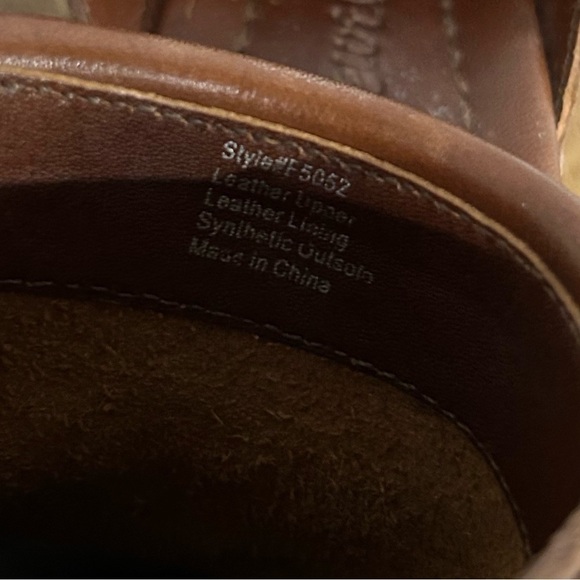 Madewell Classic Kiltie Fringe Clogs in Chestnut Brown 6.5 - Picture 8 of 8